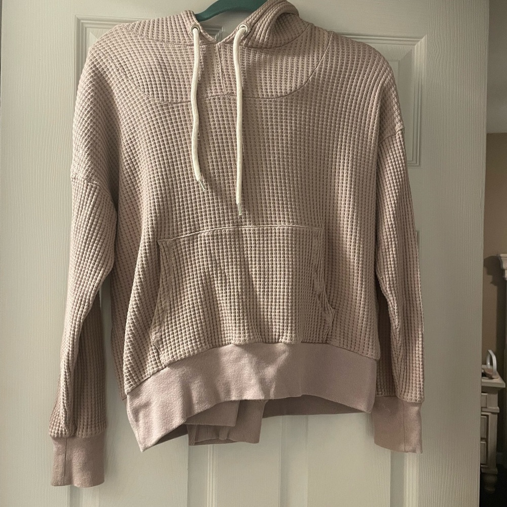 GAP Maternity Beige Waffle Knit jogger set